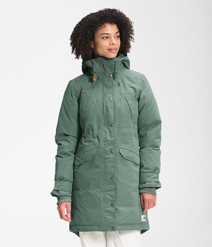 Parka The North Face Mujer Verde Nieve Down 27859RFJE